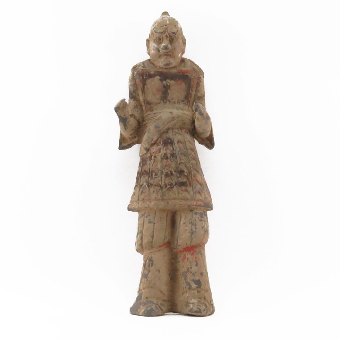 Chinese Han Dynasty (206BC-220AD) Polychrome Terracotta (1 of 5)