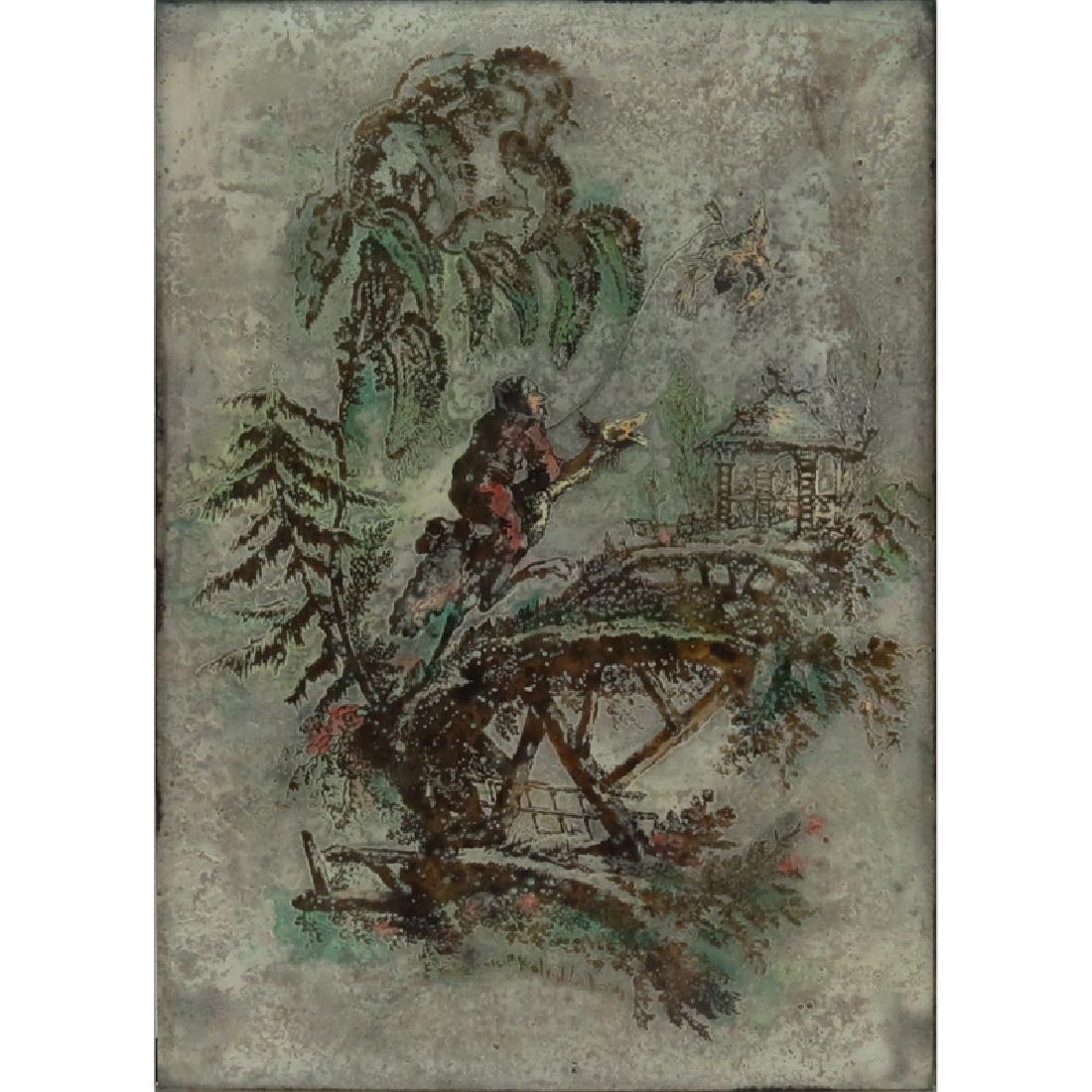 Philip and Kelvin LaVerne Bronze "Chinoi" Wall Plaque. (1 of 5)