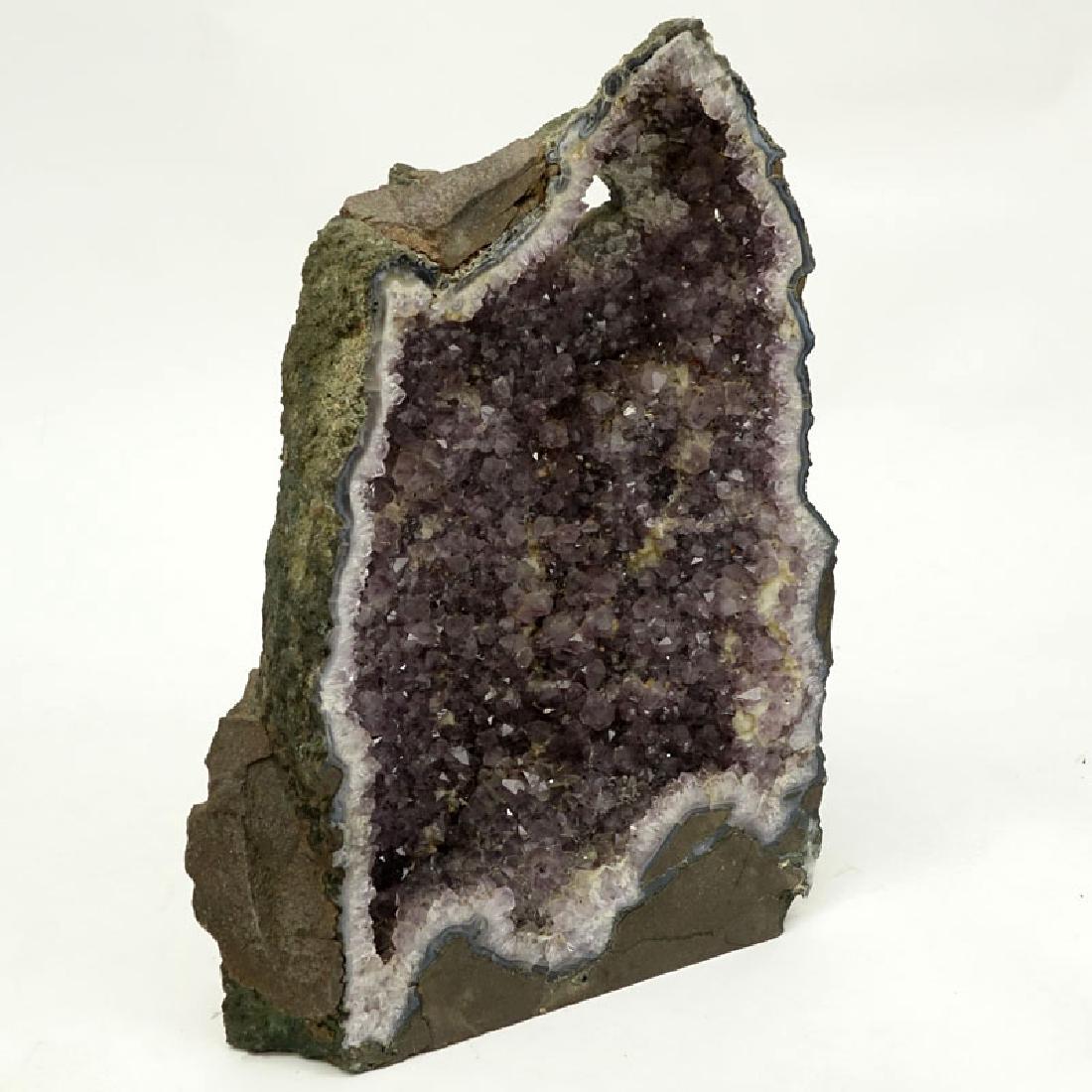 Large Amethyst Quartz Geode. Formed cavity with many (1 of 7)