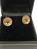 Antique 14K Gold Earrings w/ Rubies