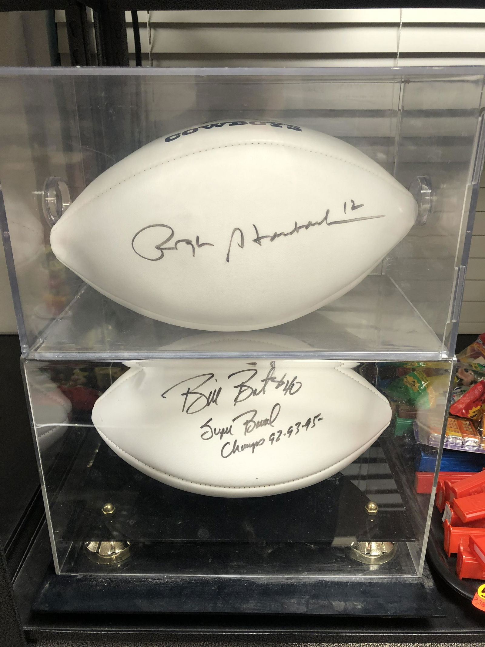 (2)Autographed Dallas Cowboys Footballs (1 of 8)