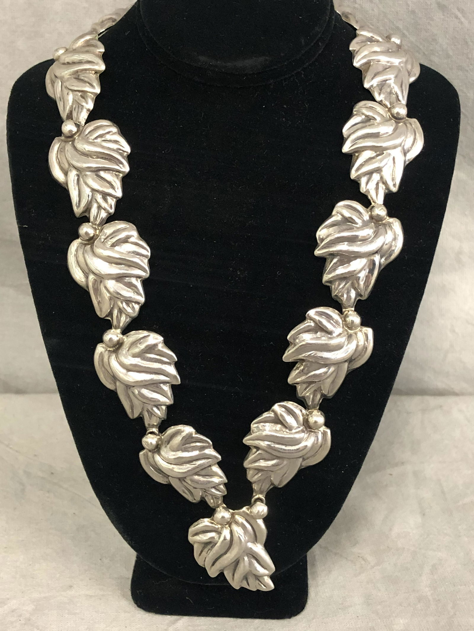 Vtg Sterling Silver 16'' Necklace (1 of 3)
