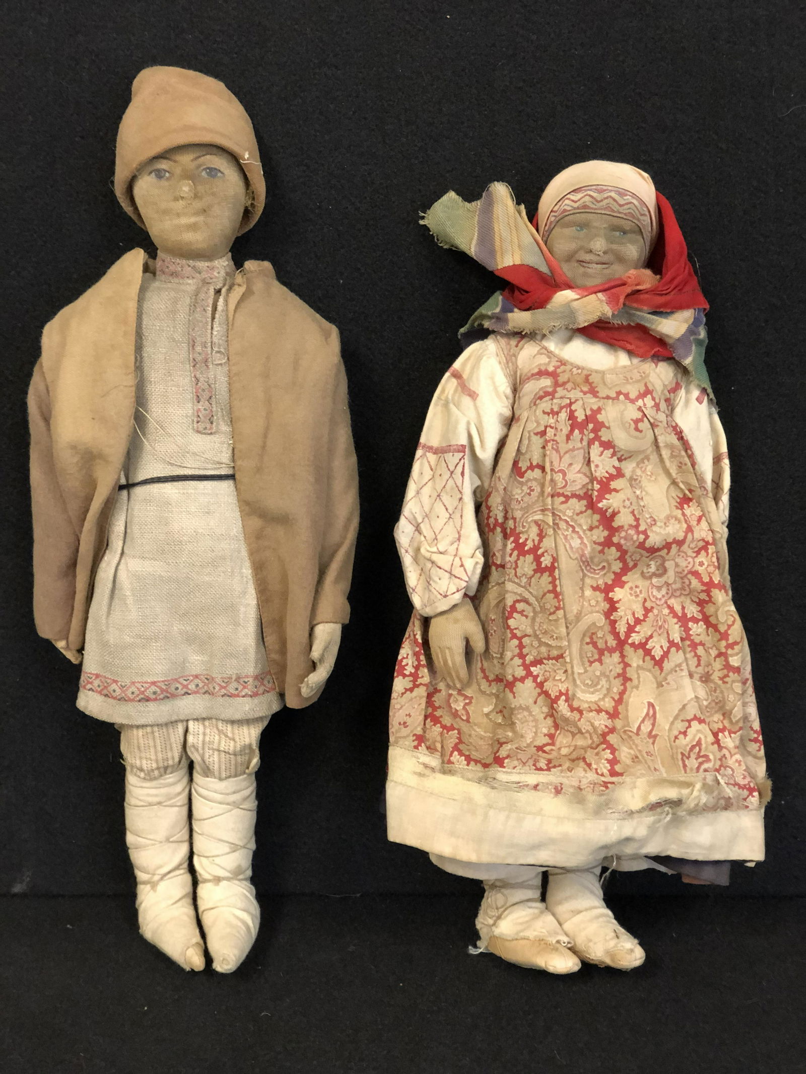 Pr Antique Russian Soviet Stockinette Dolls (1 of 7)