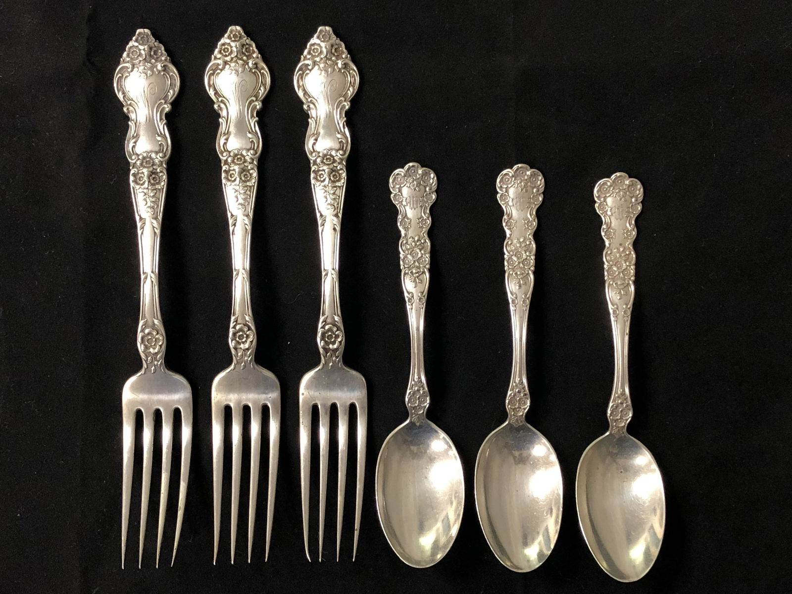 Sterling Silver Gorham, Wallace Flatware (1 of 4)