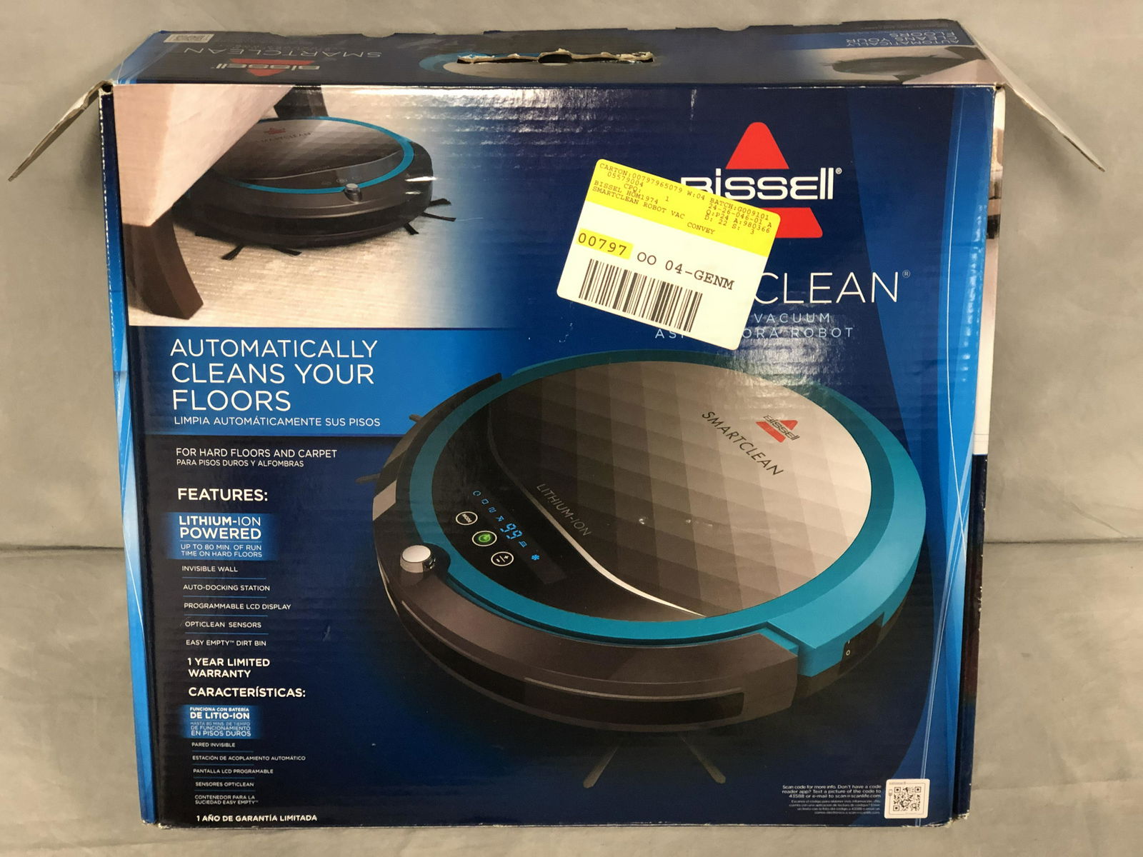 Bissell SmartClean Robotic Vacuum - Less Than 10 Hours (1 of 4)