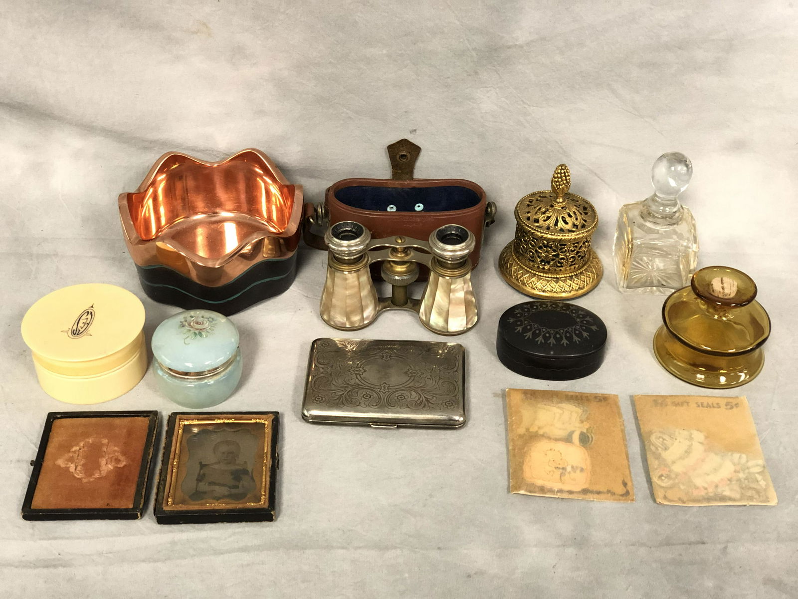 Asst Tray Lot, Nambe, Opera Glasses, More - Nambe 'Lisa (1 of 10)