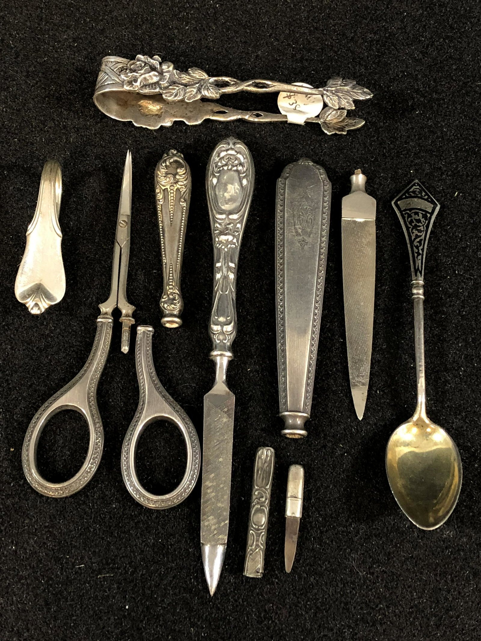 Antique/ Vintage .800 & .925 Silver Items - Sterling: Antique/ Vintage .800 & .925 Silver Items - Sterling and .800 Silver, Total Wgt. 134.1g