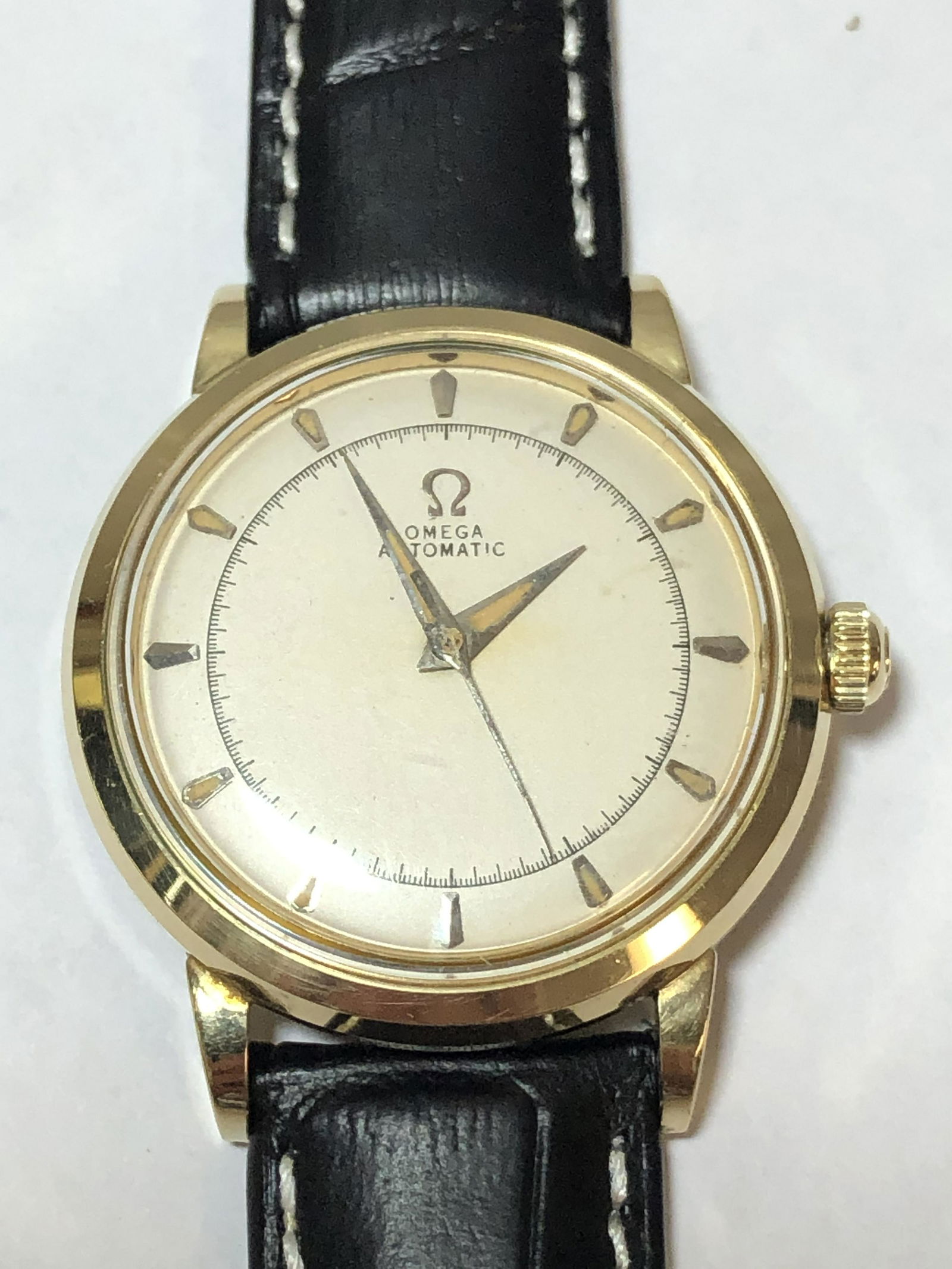 14K Gold Filled Omega Watch - Movement 351, Bumper (1 of 5)