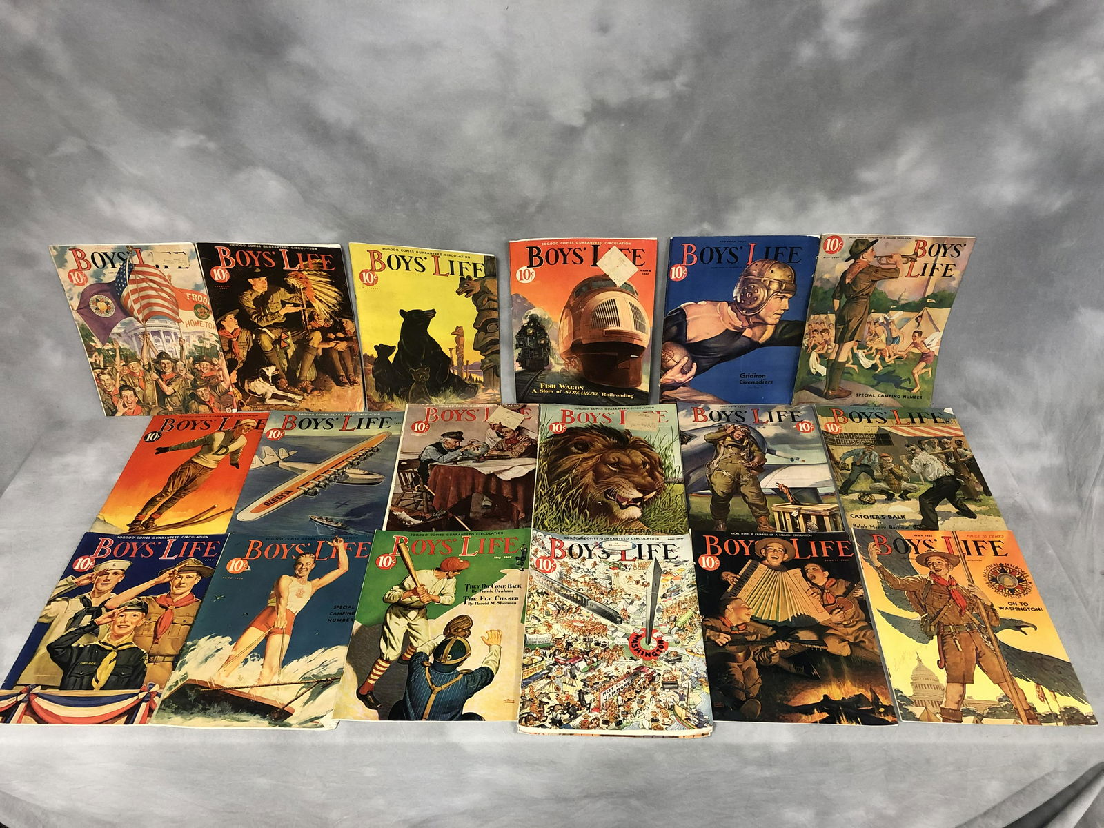 (21)1935 - 37 Boy's Life Magazines - (7) 1935 (6) 1936 (1 of 10)