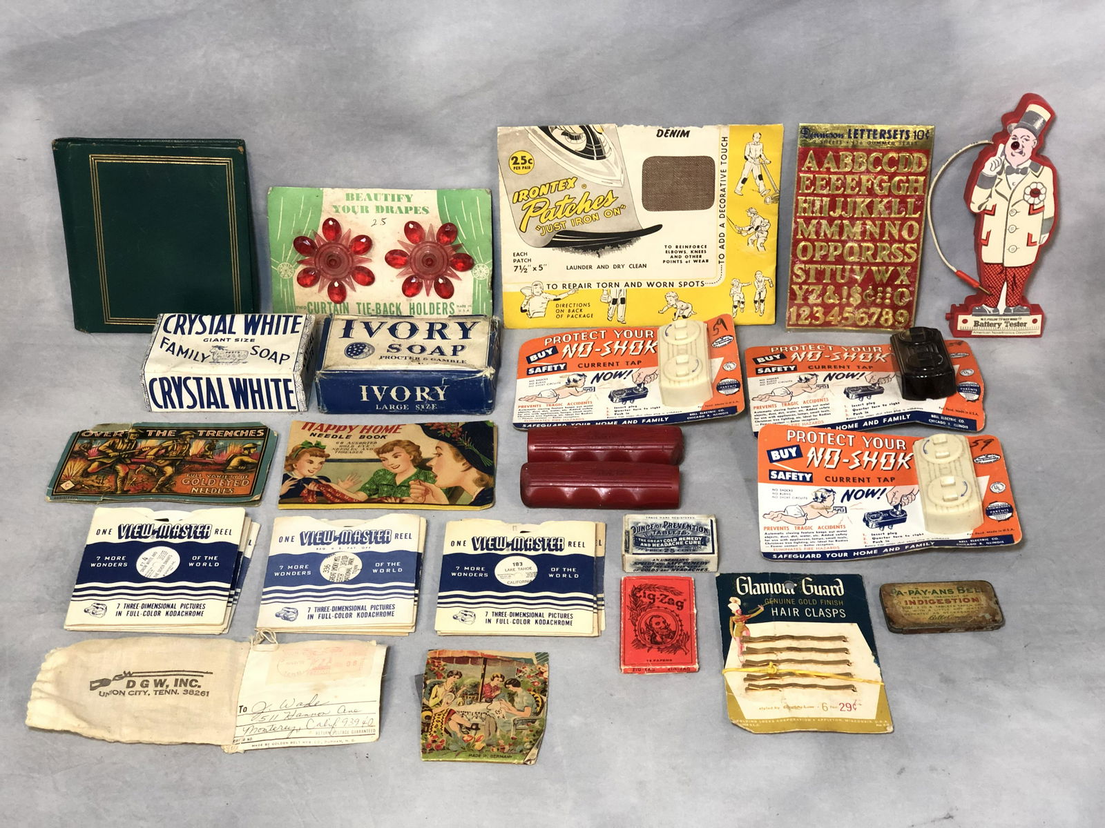 Asst Vintage Items, Schwinn Bike Grips, More - (1 of 7)