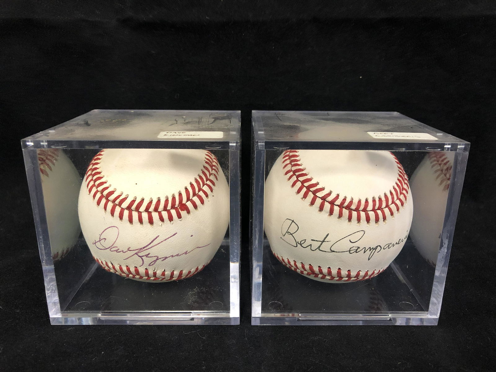 Autographed D.Kingman, B.Campaneris Baseballs (1 of 4)