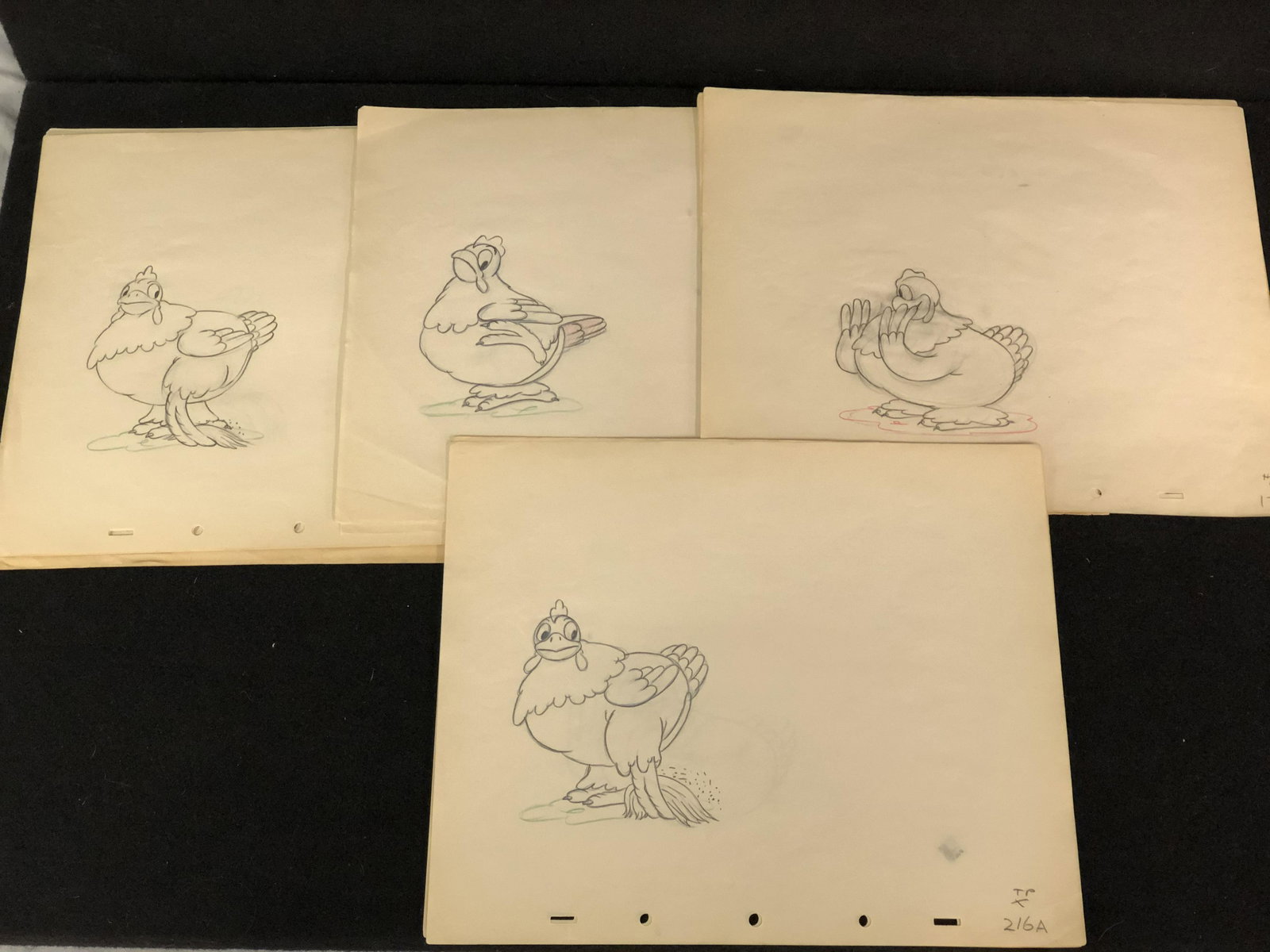 Disney Prod. Original Isadore Klein Animations (1 of 6)