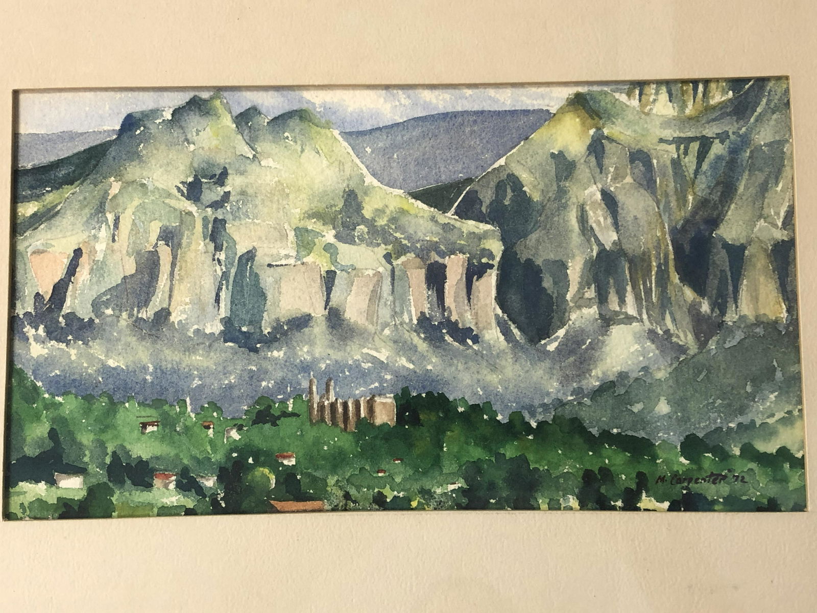 Signed, 'Millard Carpenter' Watercolor (1 of 5)