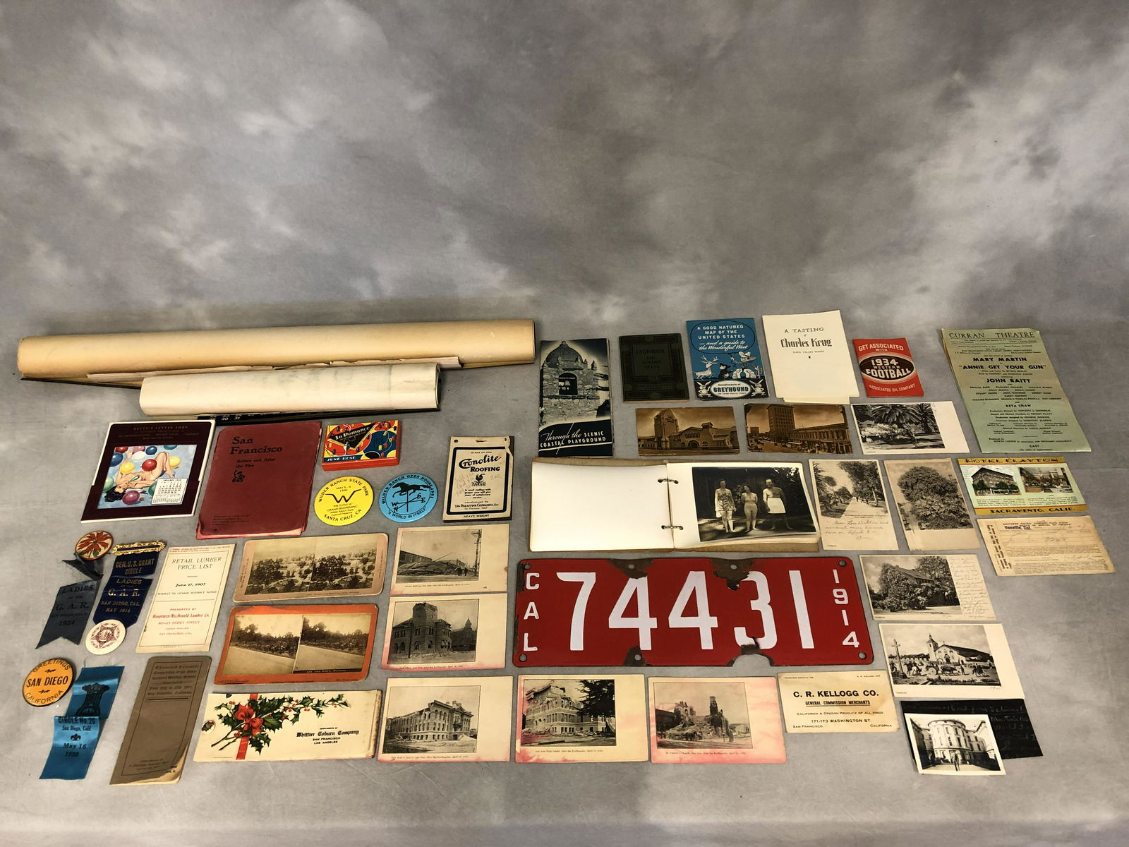 Antique/ Vtg Items, StereoViews, Photos, More - CA 1914 (1 of 10)