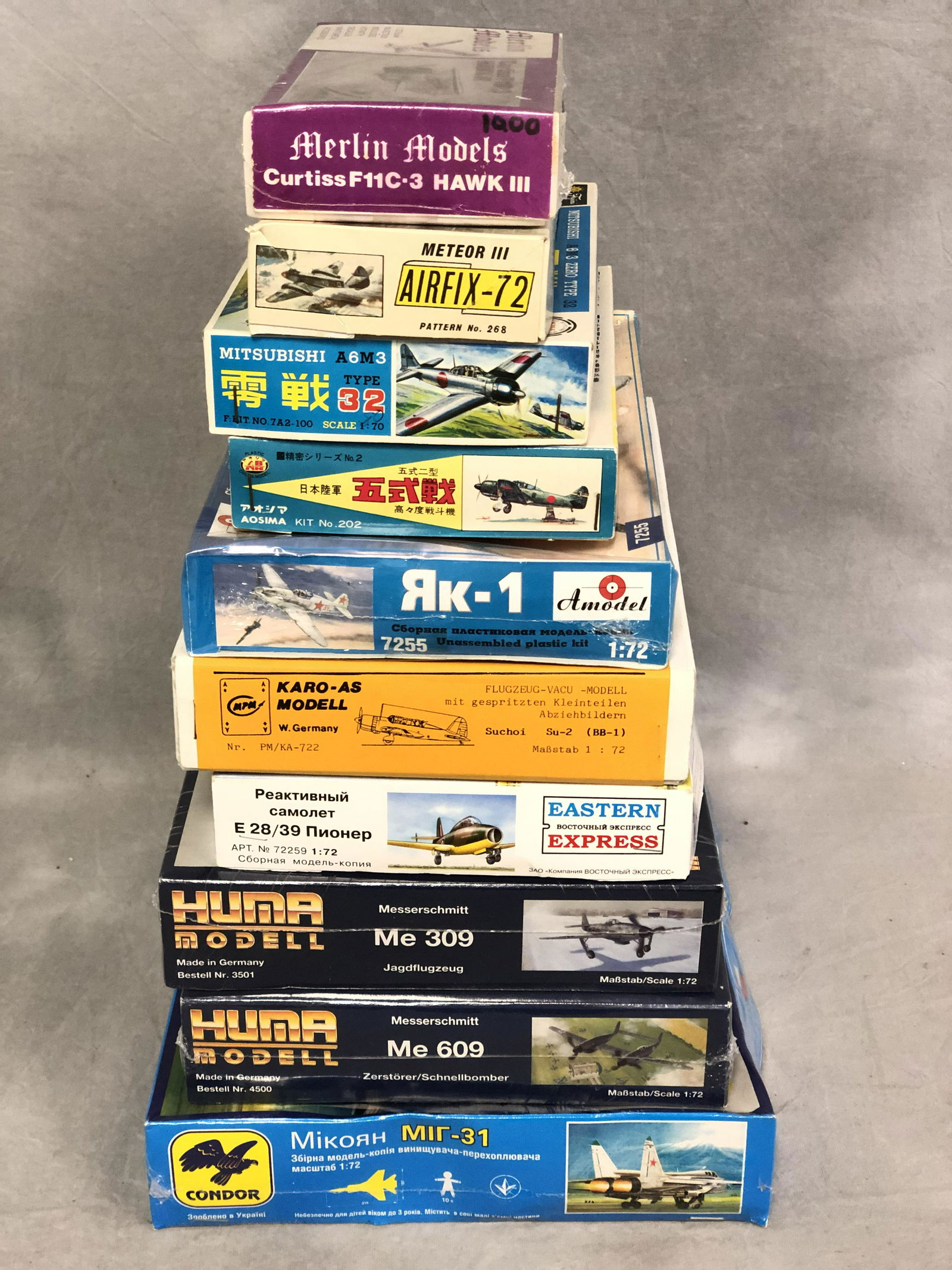 (10)New Old Stock Model Airplane Kits - Asst Makers (1 of 5)