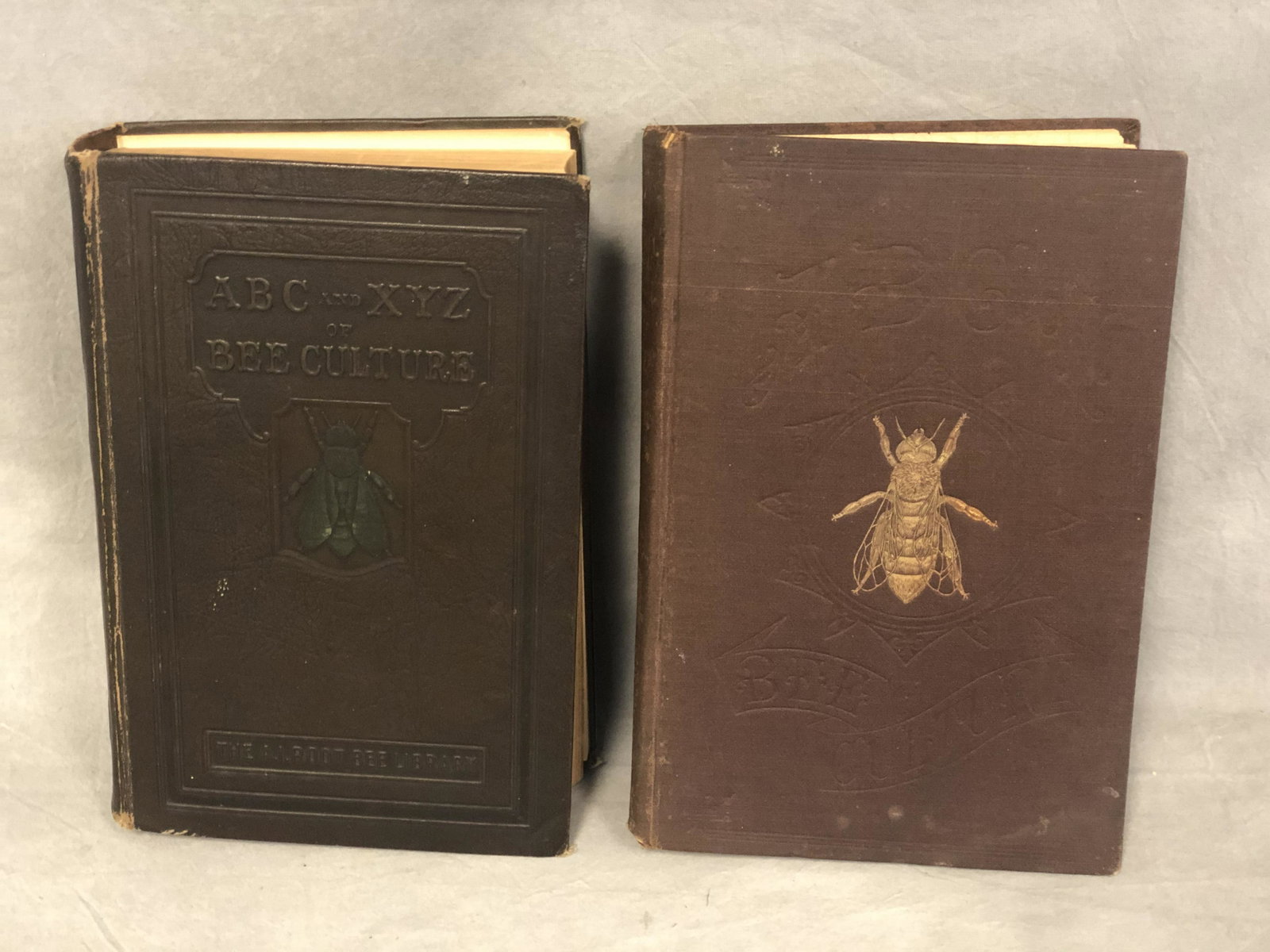 (2)Antique Hardcover Bee Keeping Books - 1901 ABC of: (2)Antique Hardcover Bee Keeping Books - 1901 ABC of Bee Culture + 1923 ABC XYZ of Bee Culture
