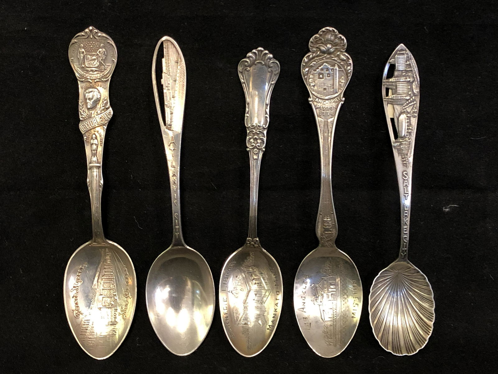 (5)Sterling Silver Collectors Spoons (1 of 8)