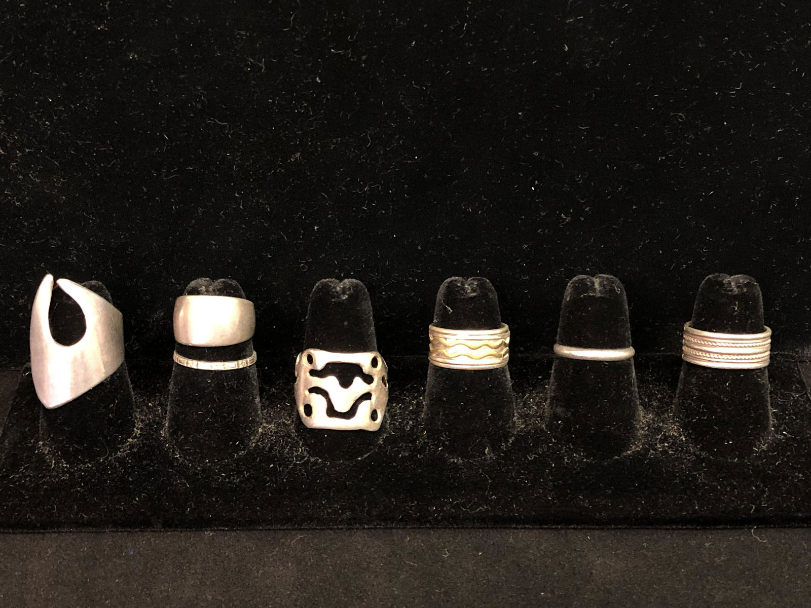 (7)Vintage Sterling Silver Rings (1 of 8)