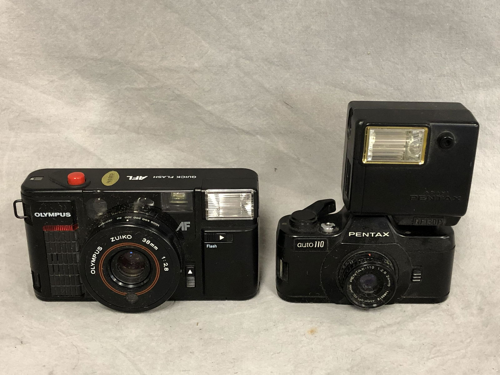 Olympus AF & Pentax Auto 110 Cameras (1 of 5)