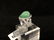 Certified Sterling Beryl Emerald Sapphire Ring