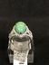 Certified Sterling Beryl Emerald Sapphire Ring - 3
