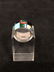 Zuni Mosaic Inlaid Stone Sterling Ring