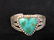 Old Pawn Navajo Sterling Turquoise Bracelet - 2