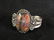 Navajo Sterling Petrified Wood Agate Bracelet