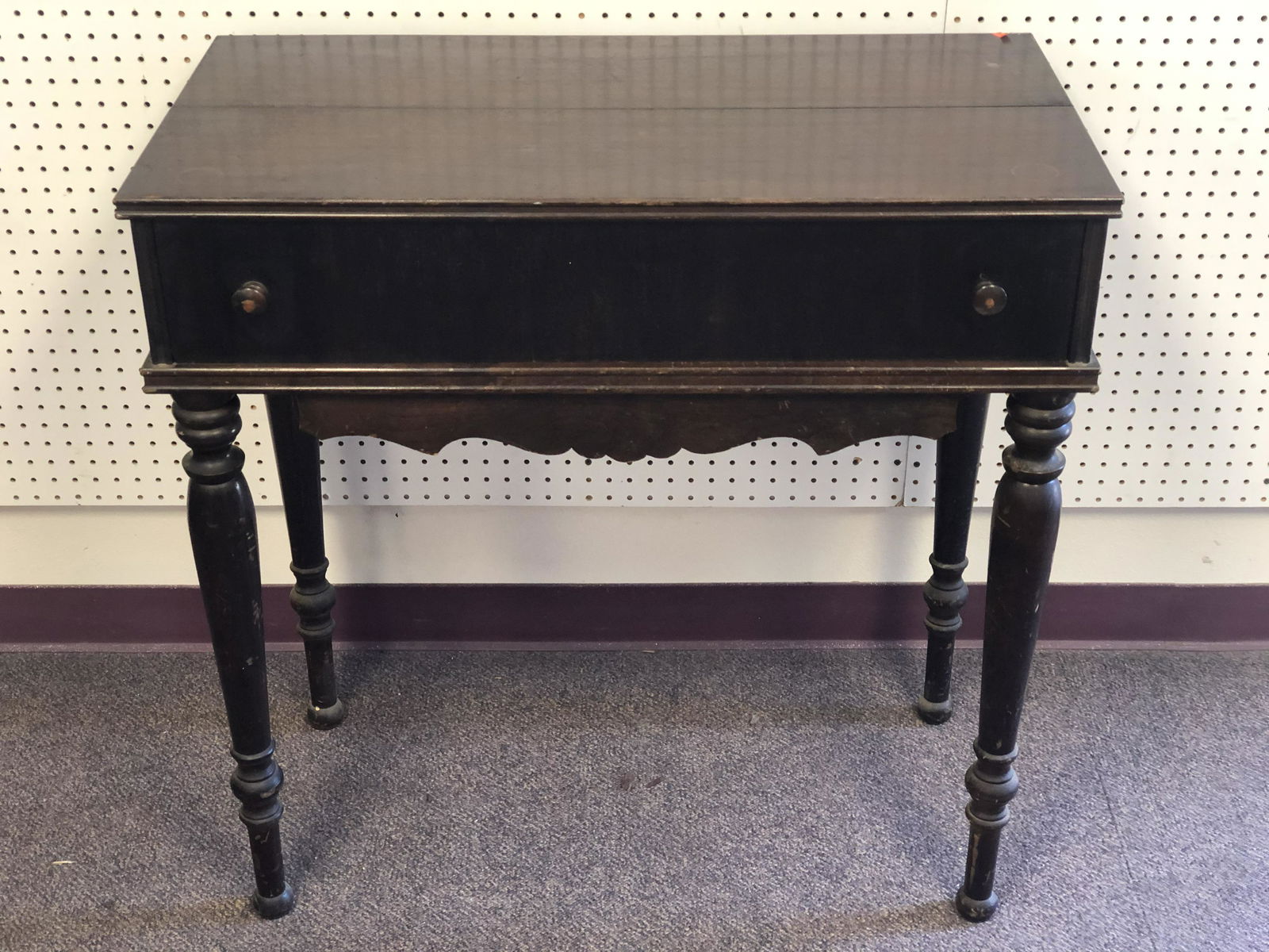 Early American Flip Top Secretary Desk (1 of 5)