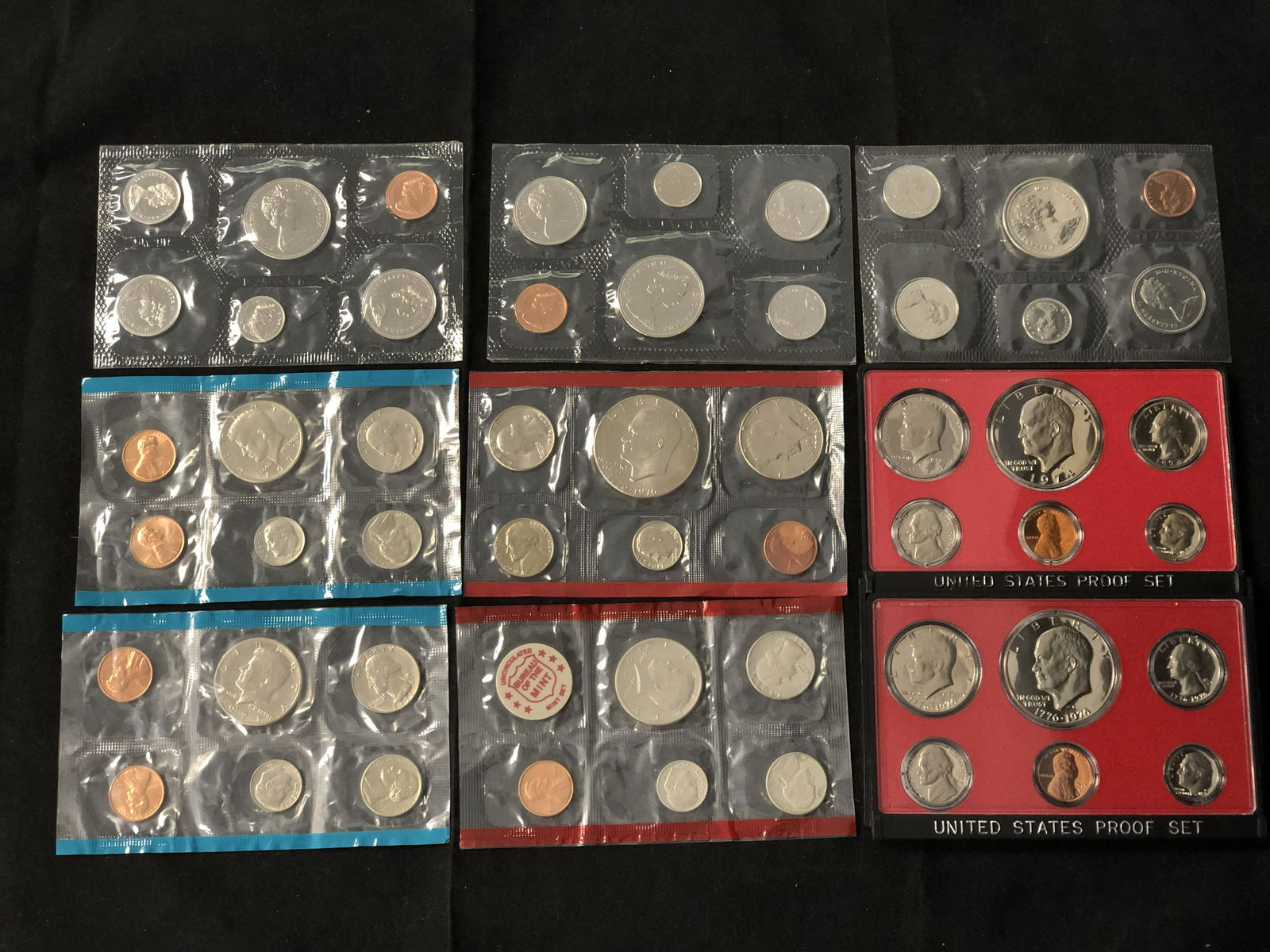 (8) Asst US & Canadian Coin Proof Sets (1 of 10)