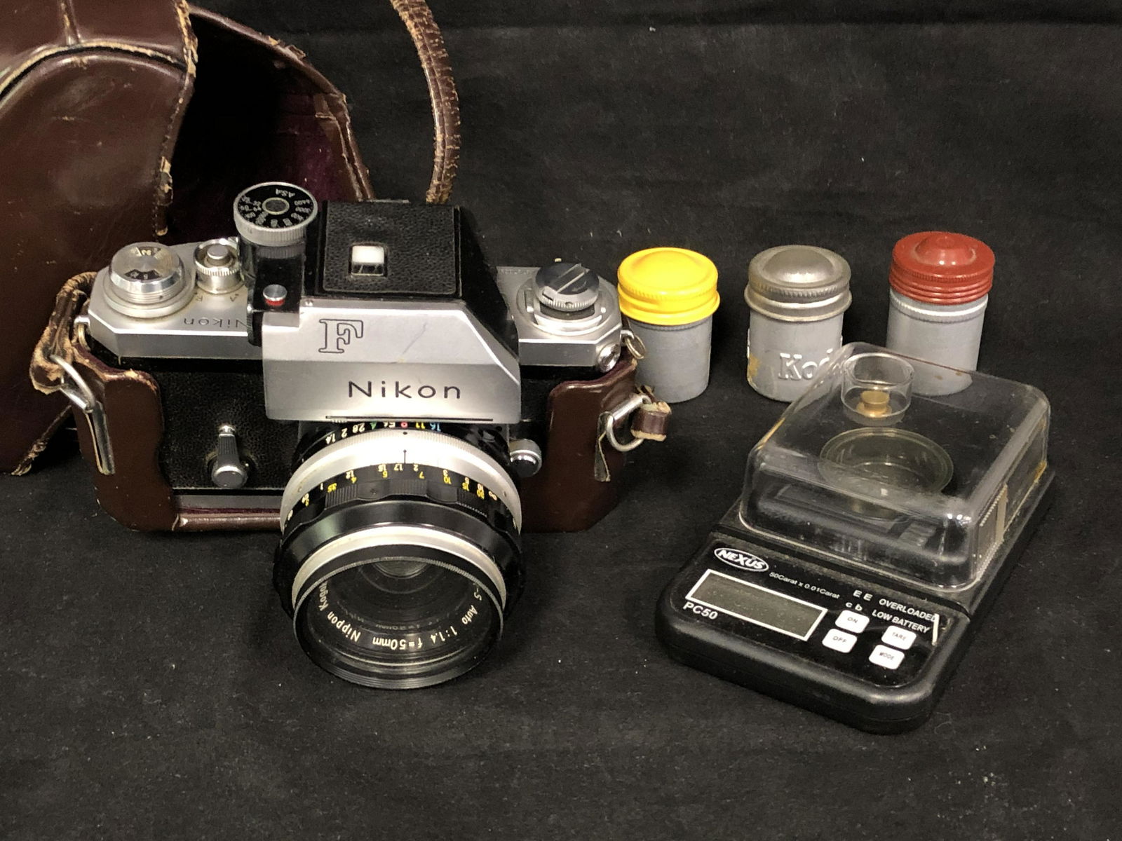 Nikon F Camera w/ Case, Nexus PC50: Nikon F Camera w/ Case, Nexus PC50