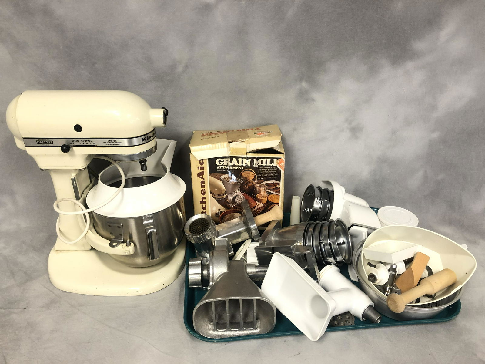 Hobart KitchenAid Model K5-1 w/ Attachments - Grain: Hobart KitchenAid Model K5-1 w/ Attachments - Grain Mill, Grater & Much More