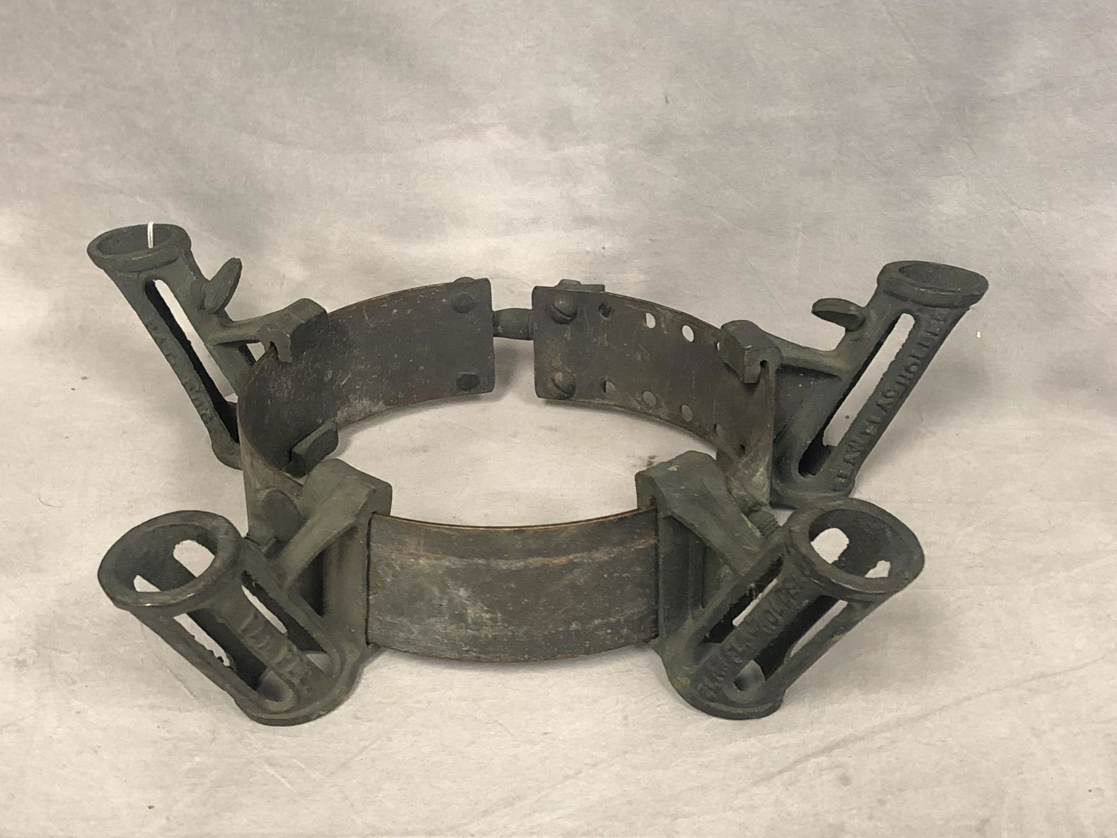 (2)Antique Flag / Banner Holders - (1) 7.25'' Across w/ (1 of 7)