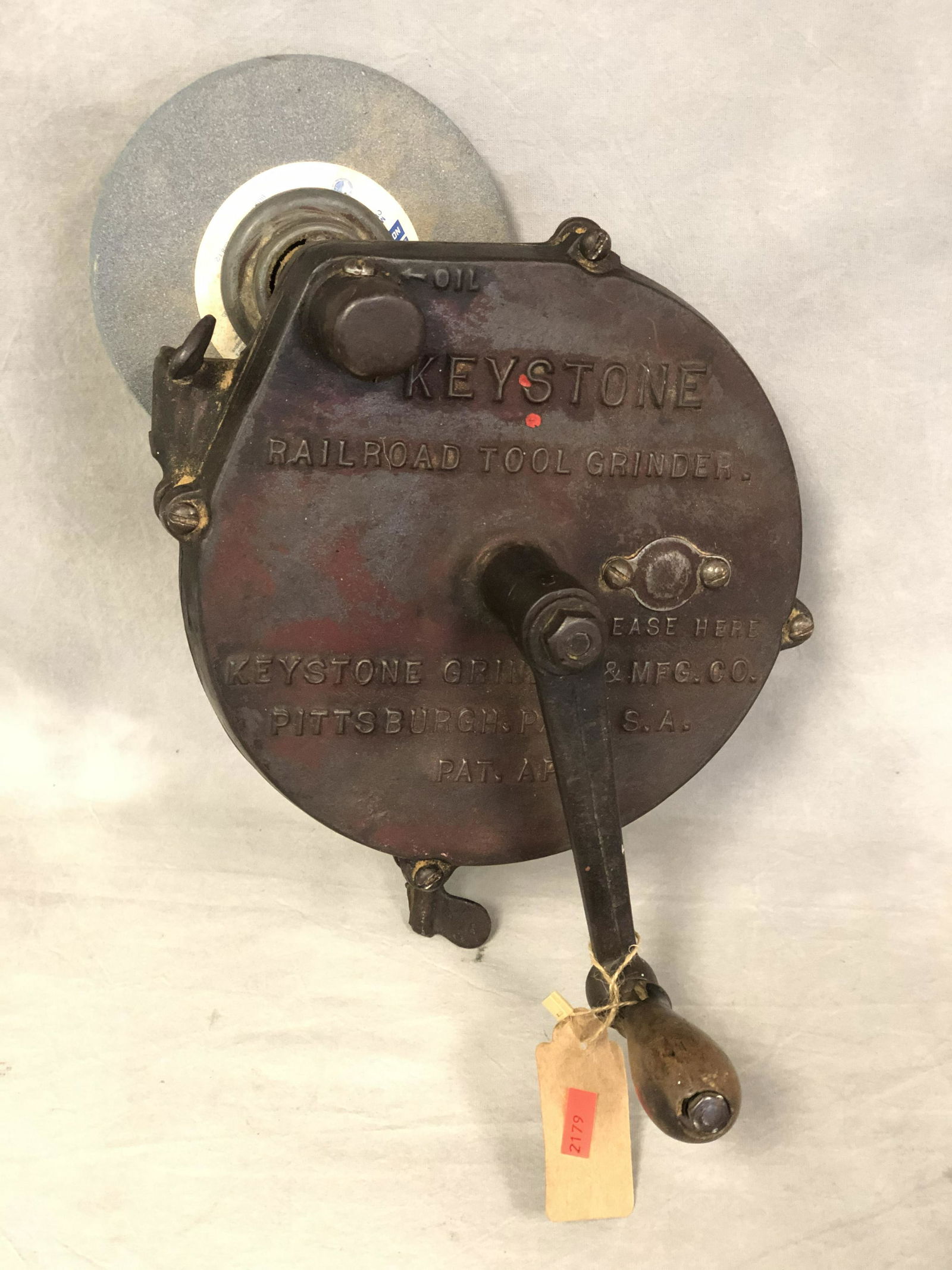 Vintage Keystone Railroad Tool Grinder for Table (1 of 4)