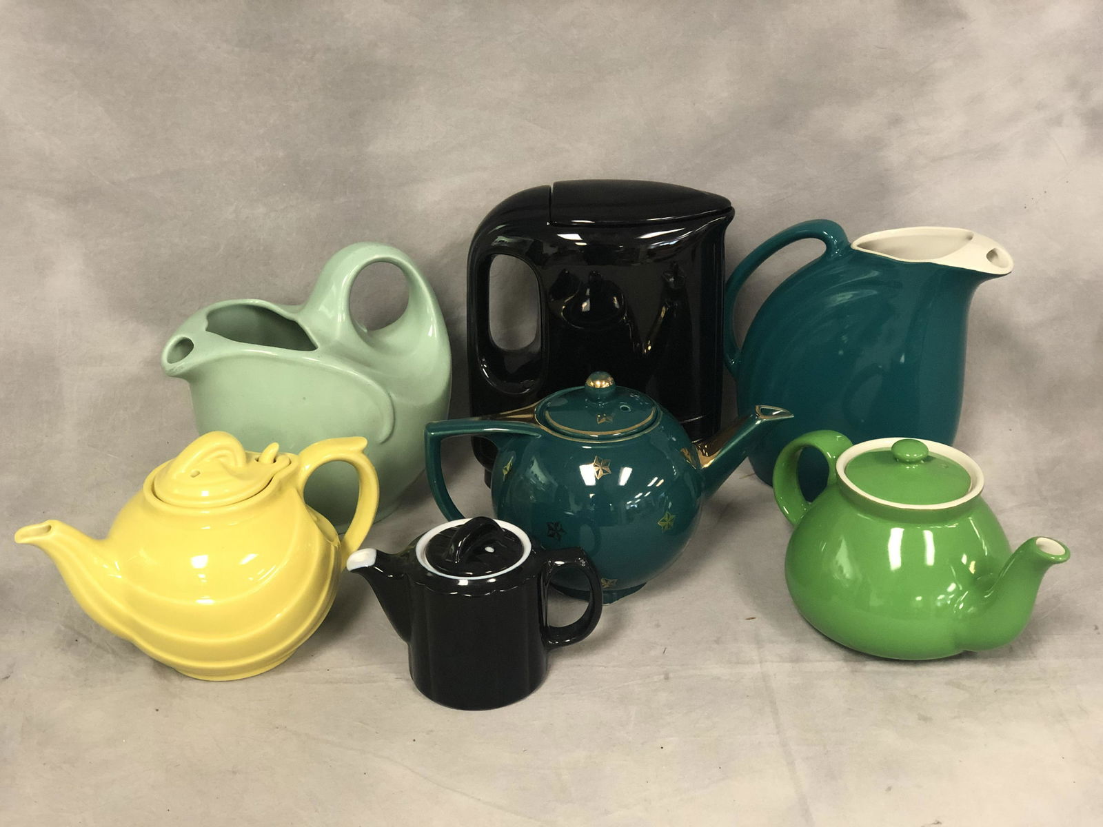 (7)Vintage 'Hall' Water Servers & Teapots - Various (1 of 9)