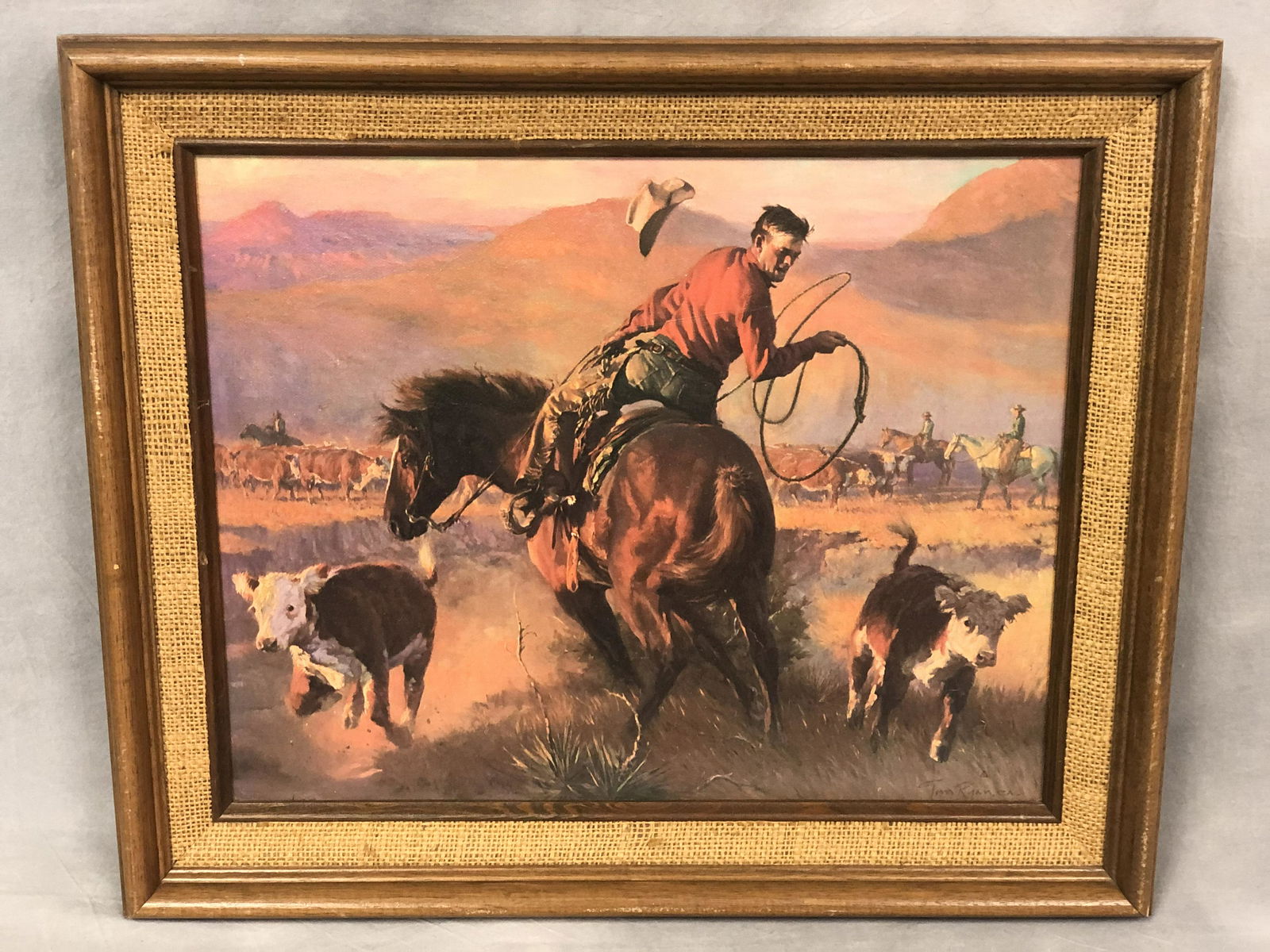 1960s 'Tom Ryan' Western Print ''Split Decision'' - (1 of 5)