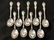 (9)Atq R.Wallace Sterling Spoons, Floral Pattern -