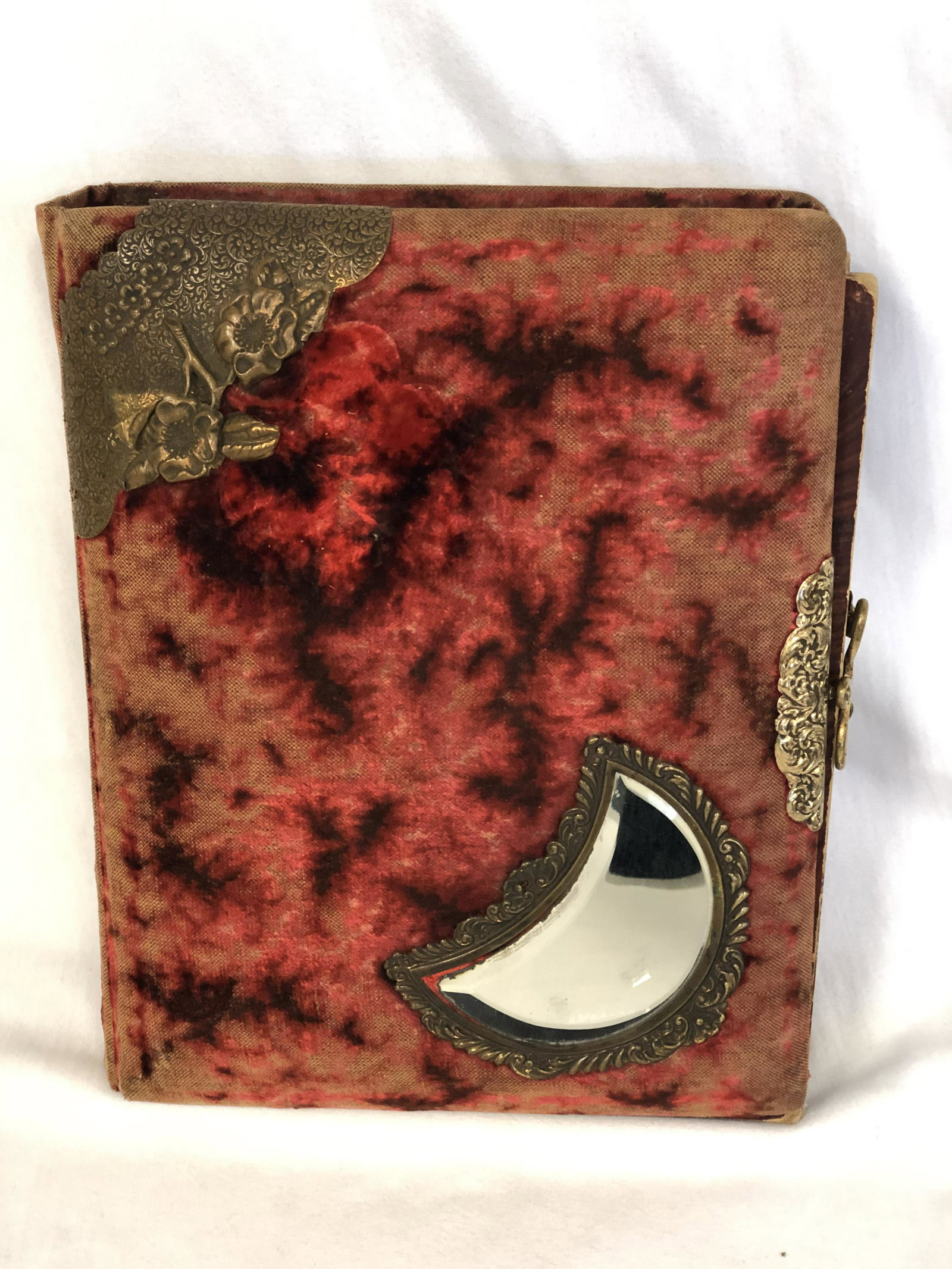 Antique Photo Album w/ Mirror,Photos: Antique Photo Album w/ Mirror,Photos