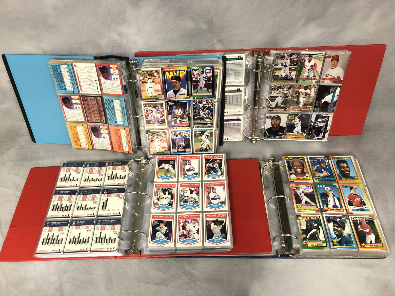 1000+ Asst 80s-90s Baseball Trading Cards - Various: 1000+ Asst 80s-90s Baseball Trading Cards - Various Brands, W.Clark, Larkin, Many More + Rookie Cards
