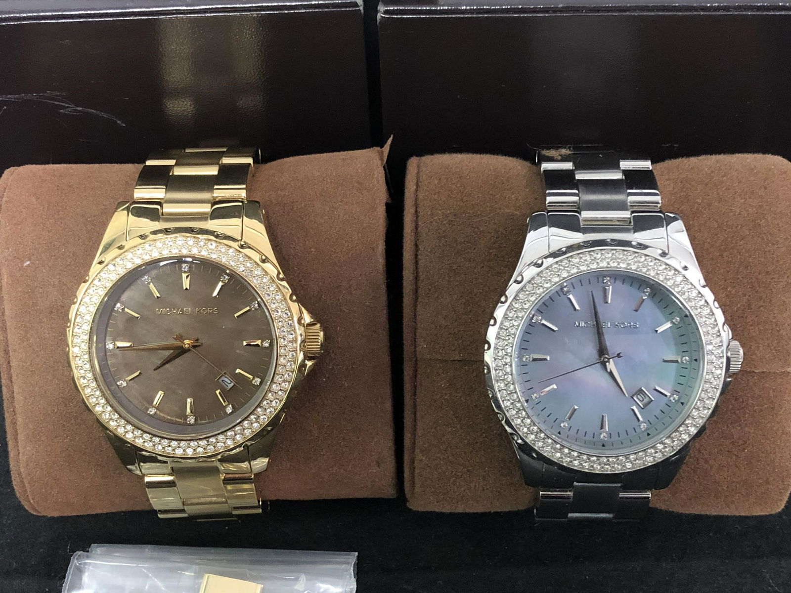 (2)Michael Kors Watches w/ Boxes - Like New, Models: (2)Michael Kors Watches w/ Boxes - Like New, Models MK5432 & 5451, Needs Batteries, UnTested