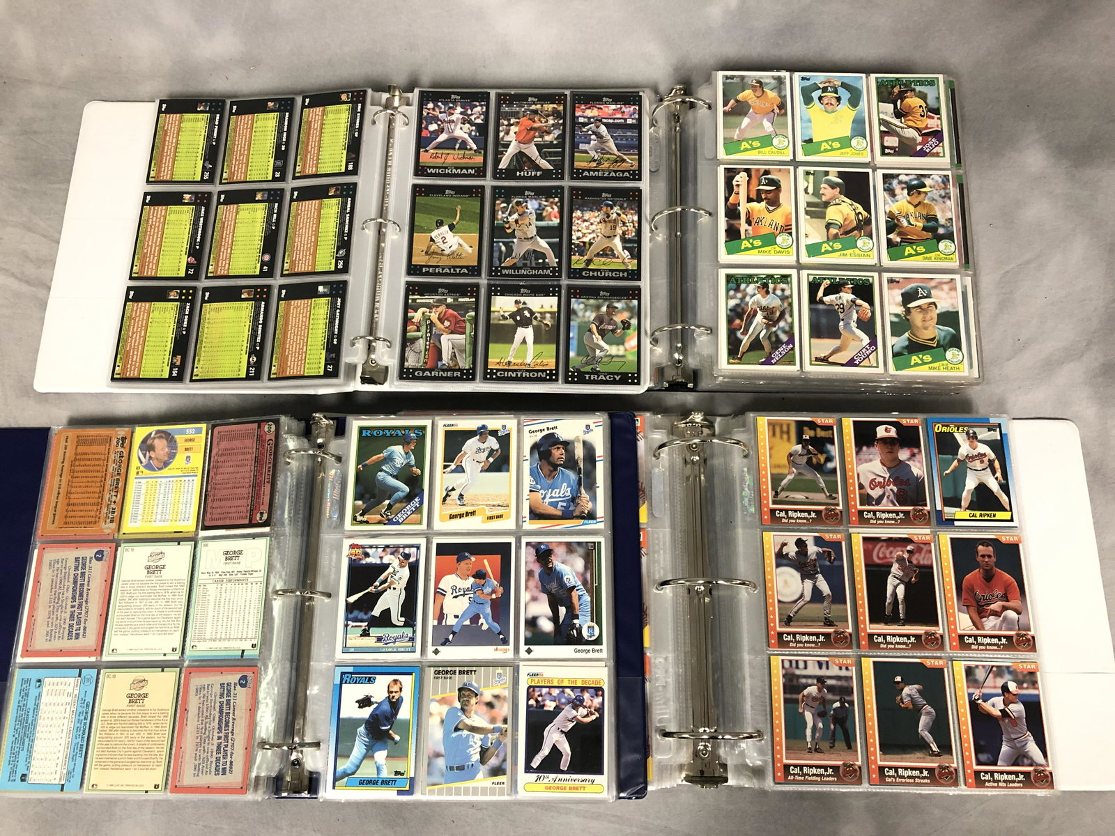1000+ Asst 1980s - Newer Baseball Trading Cards -: 1000+ Asst 1980s - Newer Baseball Trading Cards - Various Brands, Ripken, Posey, Machado, Piazza, Grace, Brett & More