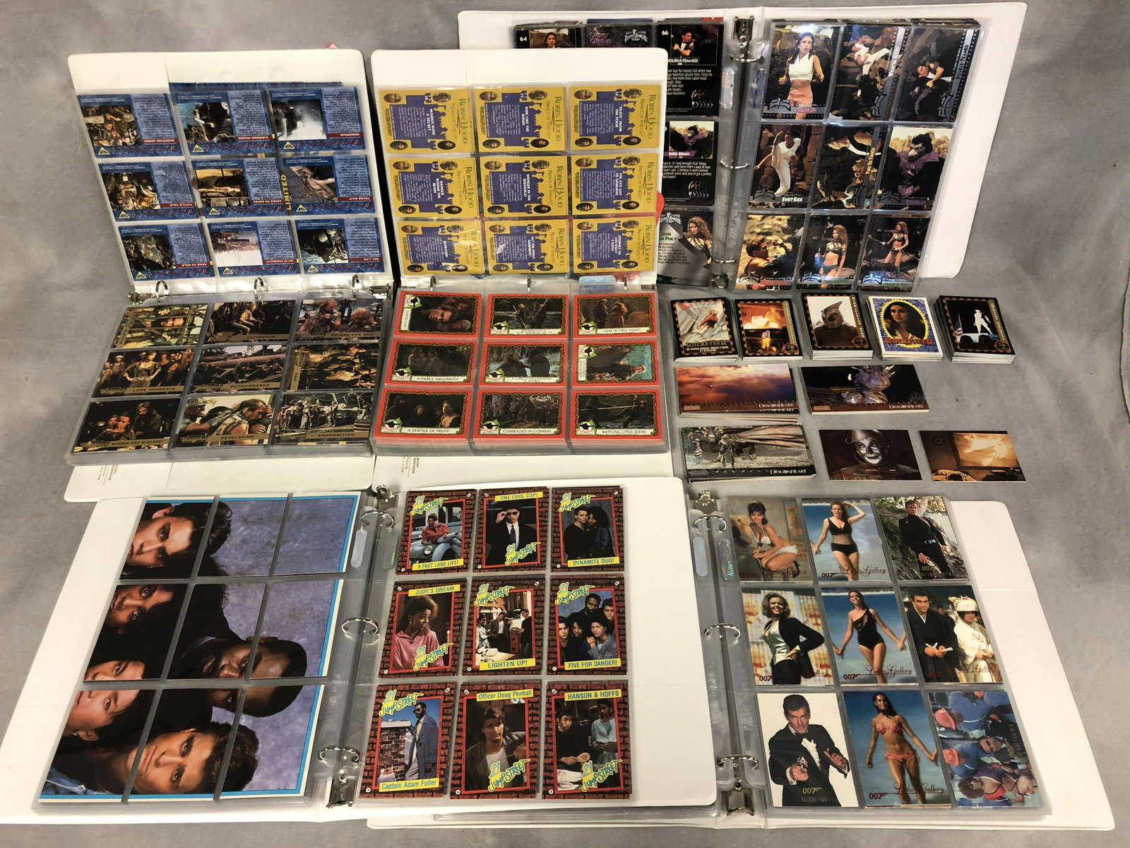100s of Movie Trading Cards, Wizard of Oz, More - James: 100s of Movie Trading Cards, Wizard of Oz, More - James Bond 007, Power Rangers, Robin Hood, Raiders Of Lost Ark, Rocketeer, Dragon Heart, Waterworld, 21 Jump Street, More
