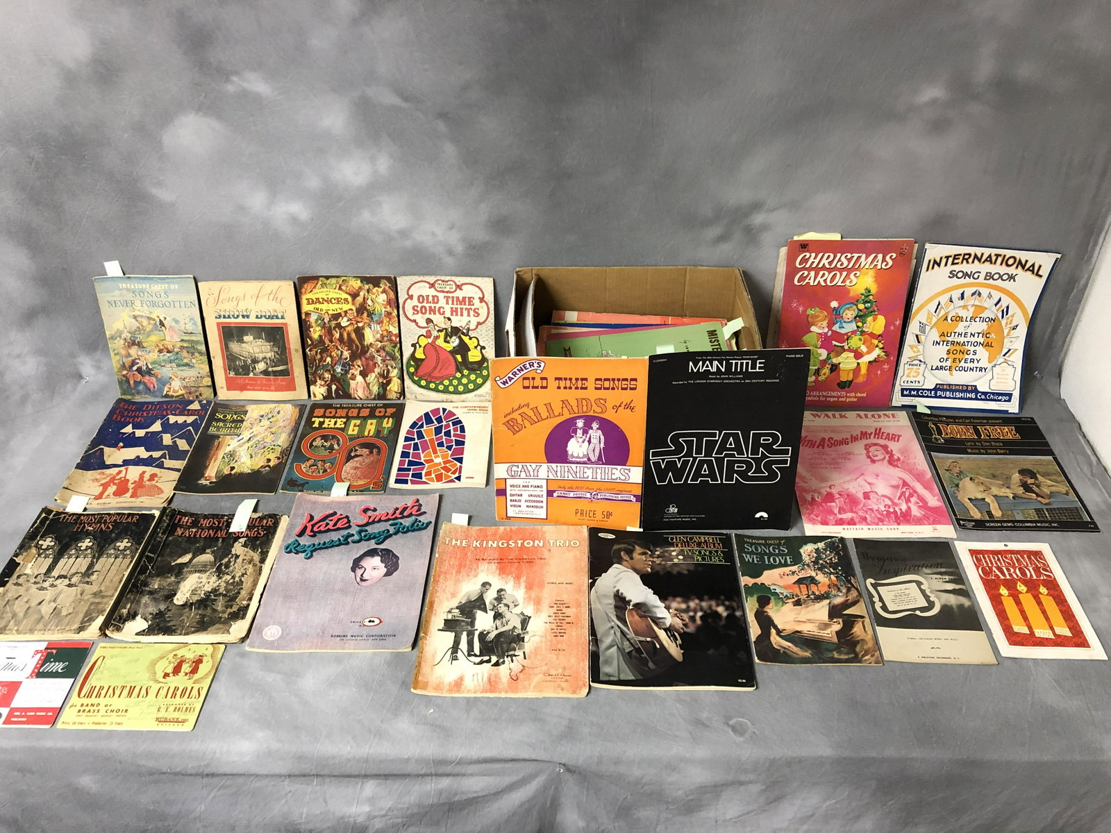 Lot of 1930s-40s Sheet Music & More - Star Wars, Songs: Lot of 1930s-40s Sheet Music & More - Star Wars, Songs of Show Boat, Born Free, Kate Smith & Many More