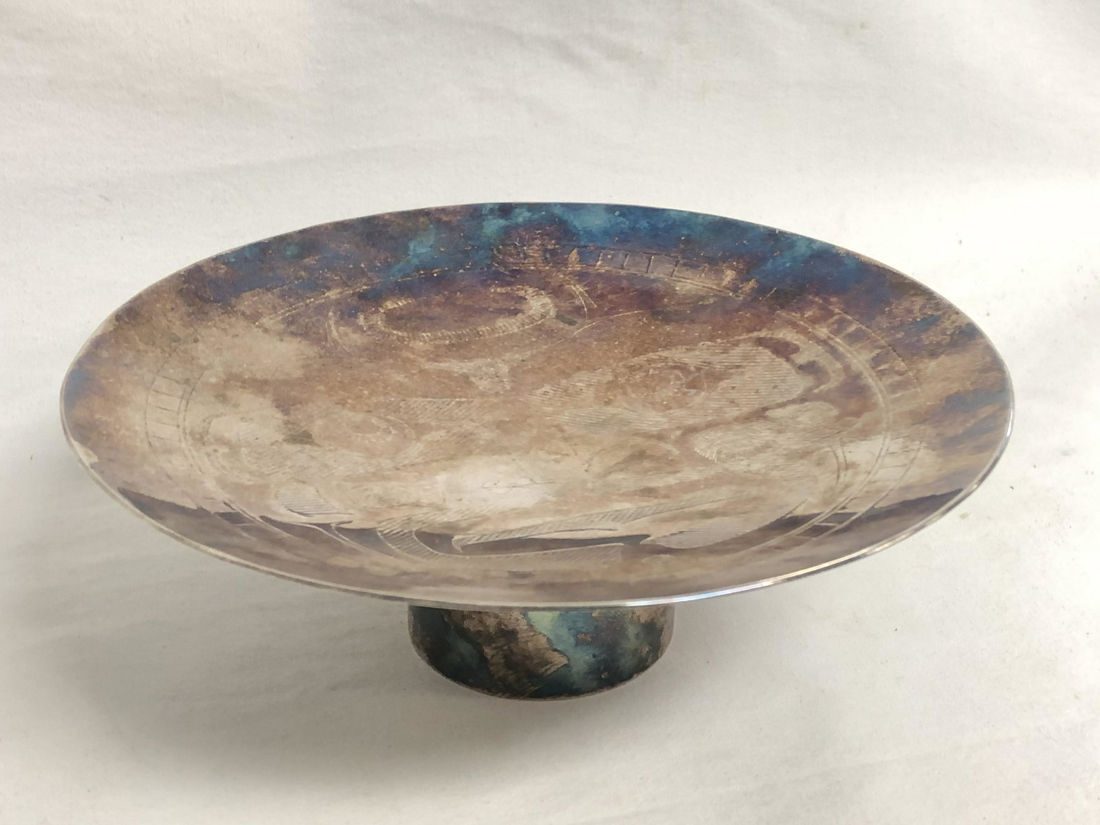 Harold Alfred Northwest Coast Etched Dish - Signed (1 of 4)