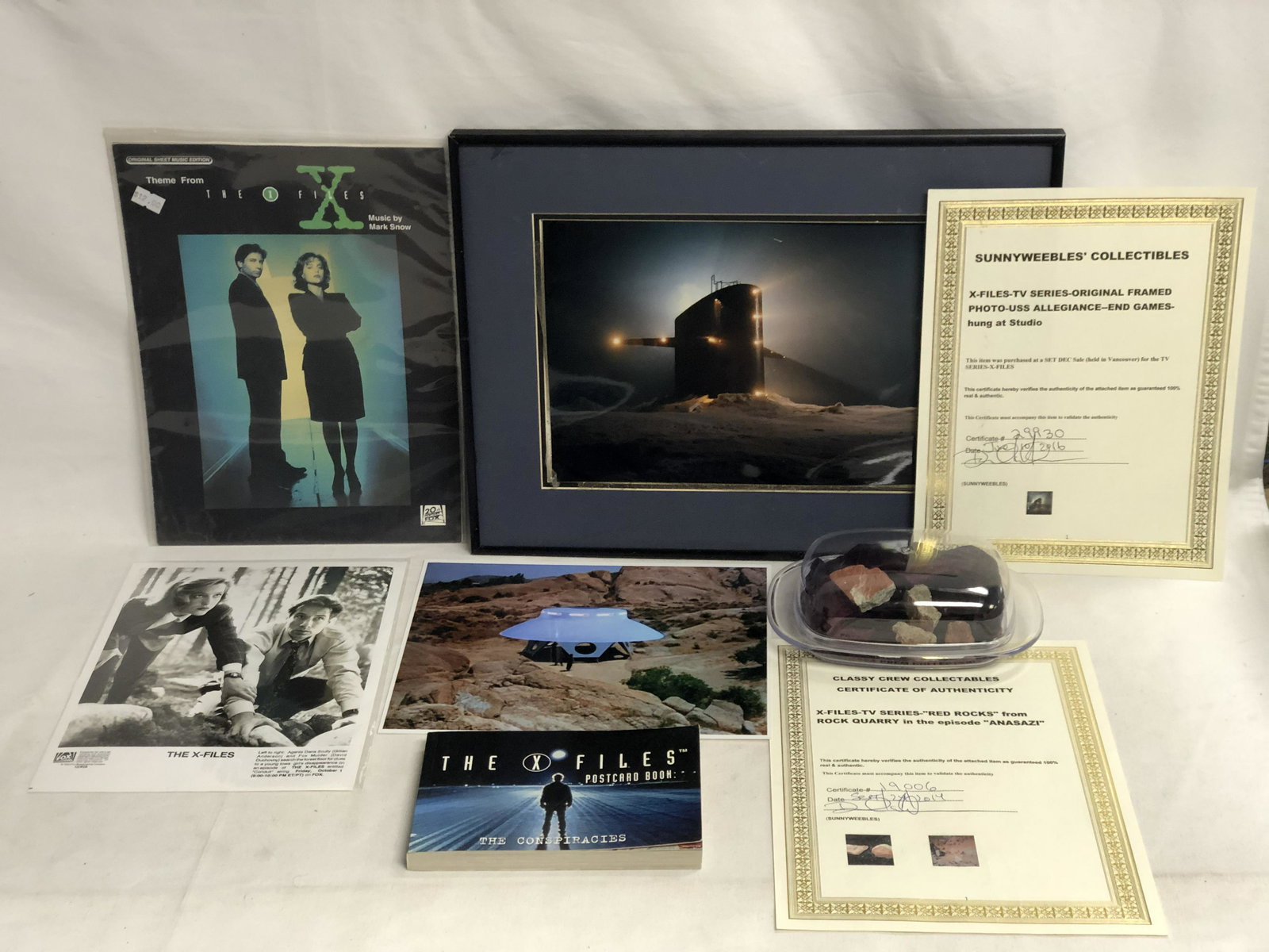 X-Files Certified Props, Lobby Card, More - Certified (1 of 8)