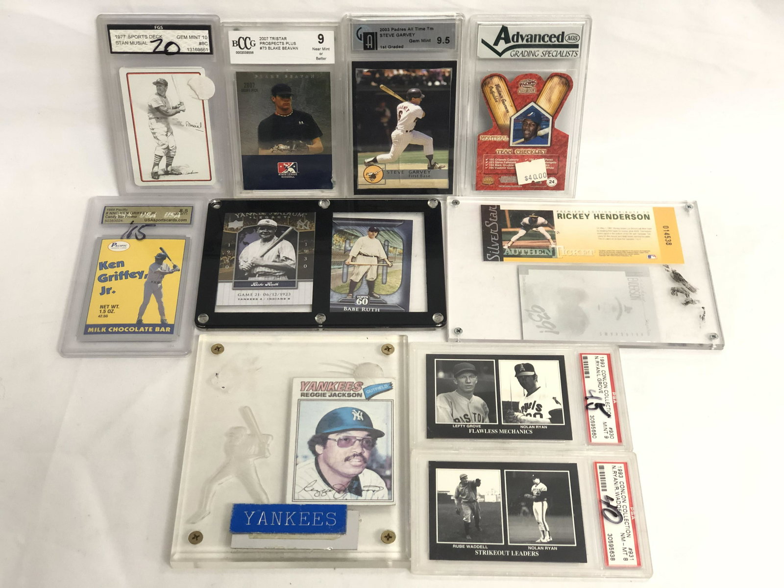 Graded Baseball Cards, Ticket & More - Reggie Jackson (1 of 13)