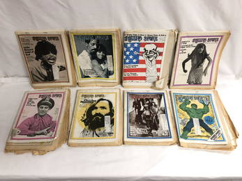 (10)1969 - 1972 Asst Rolling Stones Magazines - Tina