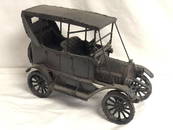 1913 Iron / Metal Overland Touring Car Model - Display