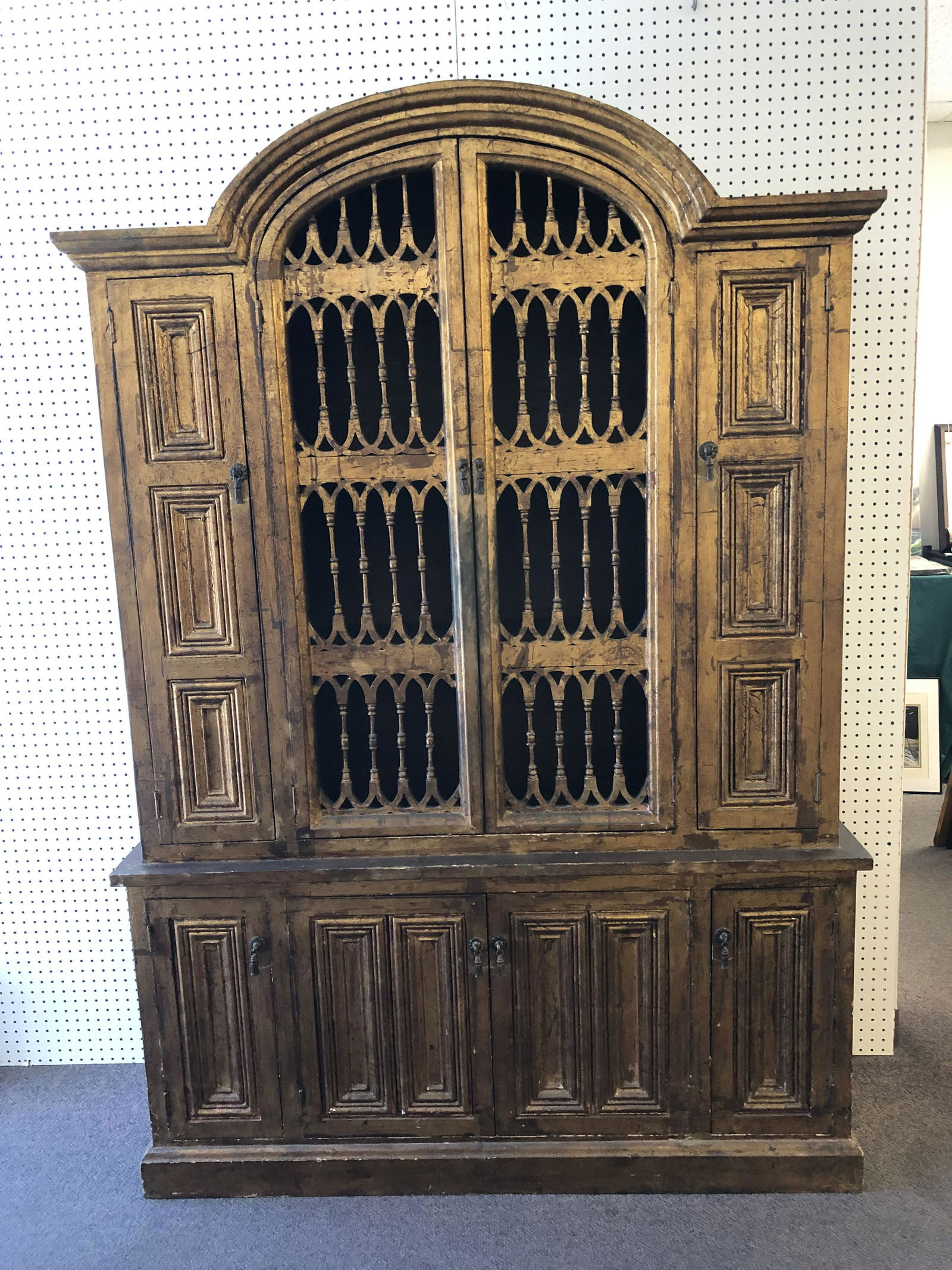 Spanish Colonial Cabinet, 55.5'' x 18'' x 79.5'' - Made (1 of 7)