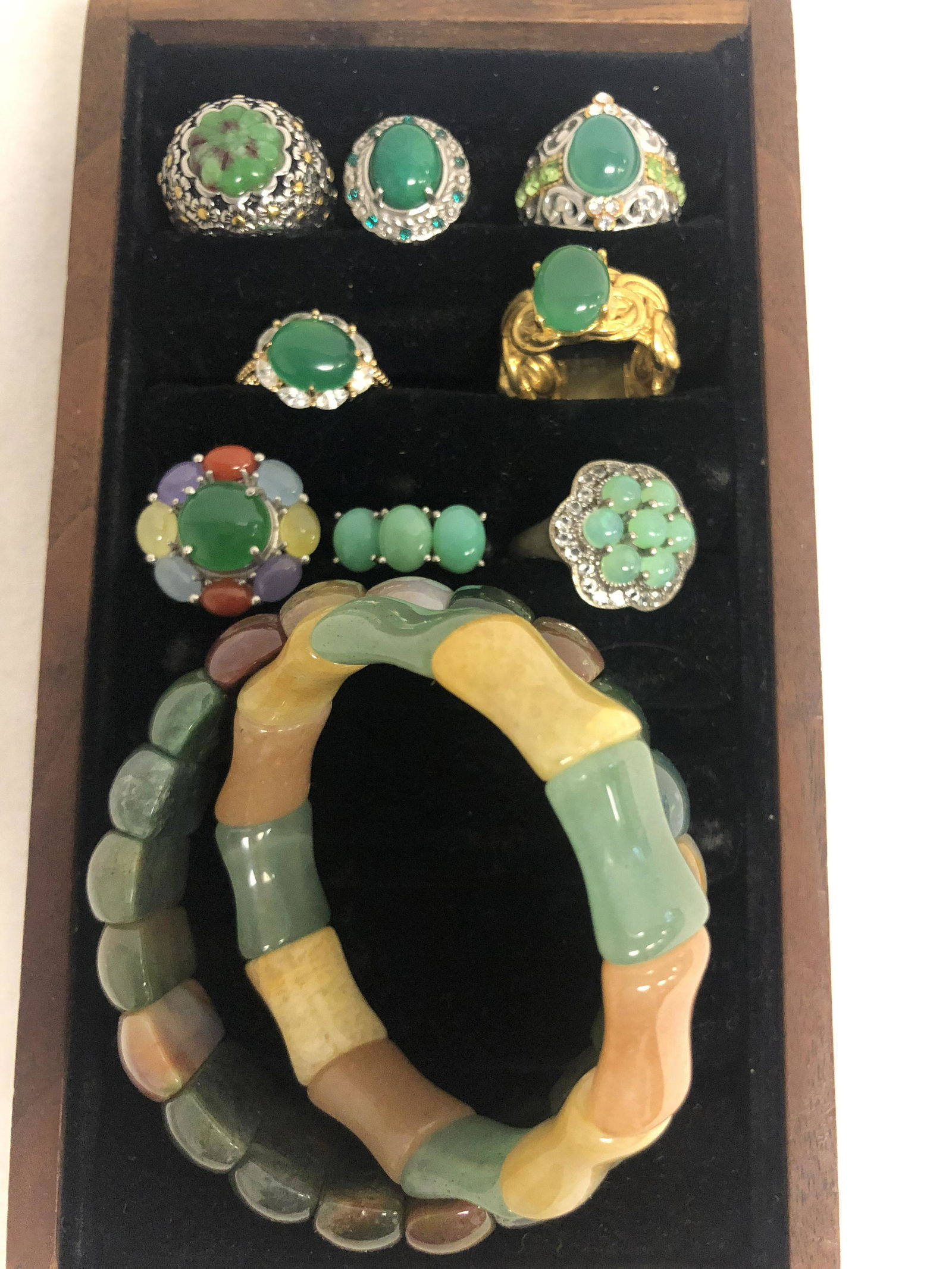 (8)Asst Karis Jade Rings, (2)Bracelets - Jade & (1 of 4)